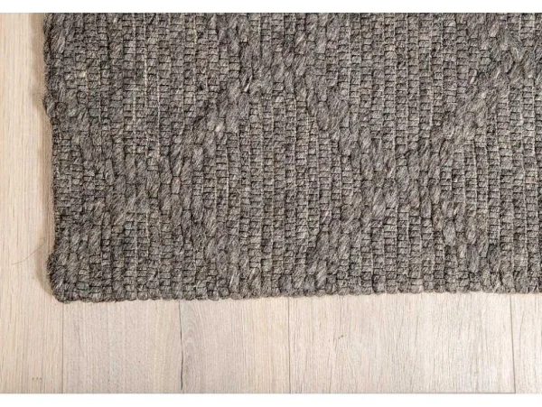 Outlet Cloudy Vloerkleed 300X200 Cm Wol Grijs. Woonkamertapijt