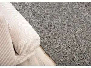 Outlet Cloudy Vloerkleed 300X200 Cm Wol Grijs. Woonkamertapijt
