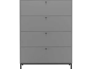 Best Sale Commode 4 Laden Grijs Keukenmeubel