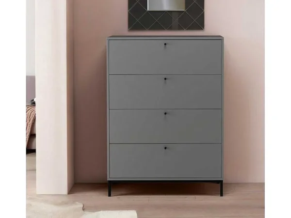 Best Sale Commode 4 Laden Grijs Keukenmeubel