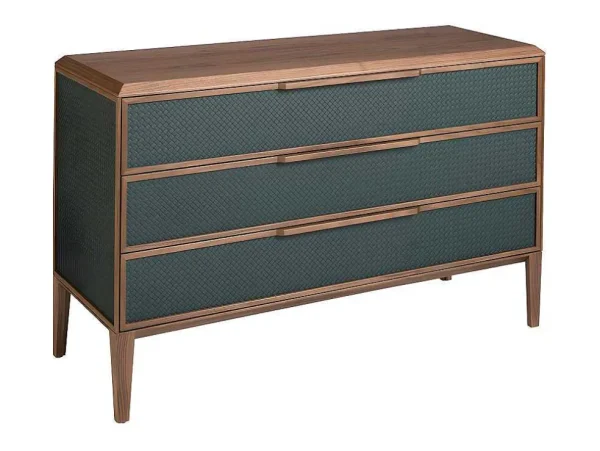 Sale Commode Van Pvc Donkergroen En Walnoot 7150 Ladekast