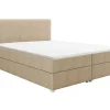 Cheap Complete Set Met Boxspring En Hoofdbord + Bedbodem + Matras + Topmatras - 180 X 200 Cm - Stof - Beige - Onan Van Ysmee Boxspringbed