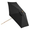 Discount Corypho Parasol Met Kantelfunctie Zwart. Parasol