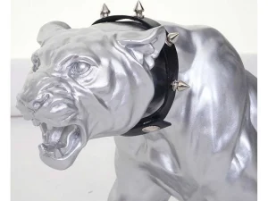 Clearance Decoratiefiguur Luipaard Appel (Set Van 2) Standbeeld