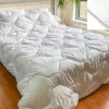 Cheap Dekbedovertrek Van Perkaal Katoen - 91 Draden/Cm - 220 X 240 Cm - 400 G/M - Wit - Auxence Dekbed
