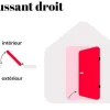 Shop Deur Van Geglazuurd Staal En Inox H.207 X B.100 Cm Antraciet - Links Duwen - Trofa Voordeur