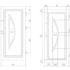 Flash Sale Deur Van Geglazuurd Staal En Inox H.207 X B.100 Cm Antraciet - Rechts Duwen - Covas Voordeur