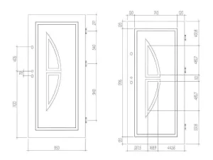 Flash Sale Deur Van Geglazuurd Staal En Inox H.207 X B.100 Cm Antraciet - Rechts Duwen - Covas Voordeur