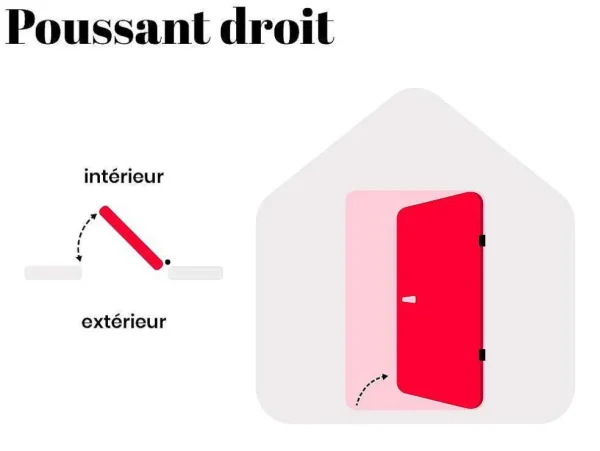 Shop Deur Van Geglazuurd Staal En Inox H.207 X B.100 Cm Antraciet - Links Duwen - Trofa Voordeur