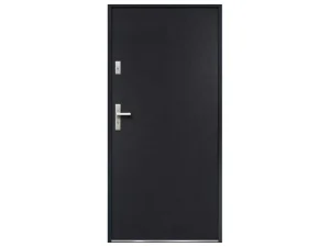 Discount Deur Van Staal H.207 X B.100 Cm Antraciet - Links Duwen - Agueda Voordeur
