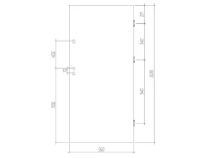 Cheap Deur Van Staal H.207 X B.100 Cm Wit - Links Duwen - Agueda Voordeur