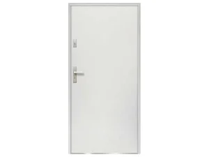 Cheap Deur Van Staal H.207 X B.100 Cm Wit - Links Duwen - Agueda Voordeur