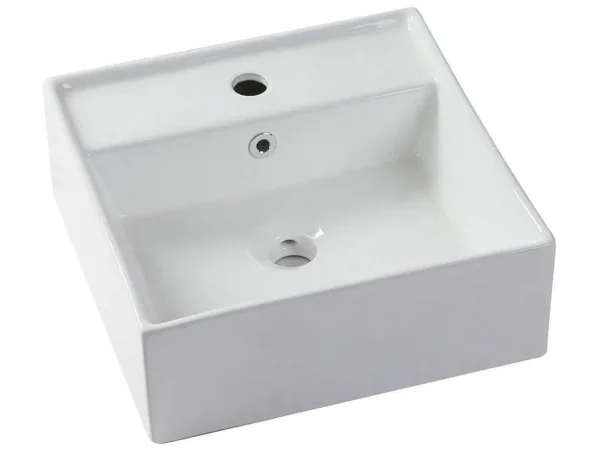 New Donker Naturel En Wit Hangend Badkamermeubel Met Enkele Wastafel En Twee Lades - 94 Cm - Teana Ii Badkamermeubel Met Enkele Wastafel