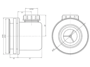 Hot Douchebak Lyros Inclusief Sifon - 1600 X 800 X 40 Mm - Antraciet Douchebak