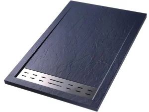 Hot Douchebak Lyros Inclusief Sifon - 1200 X 900 X 40 Mm - Antraciet Douchebak