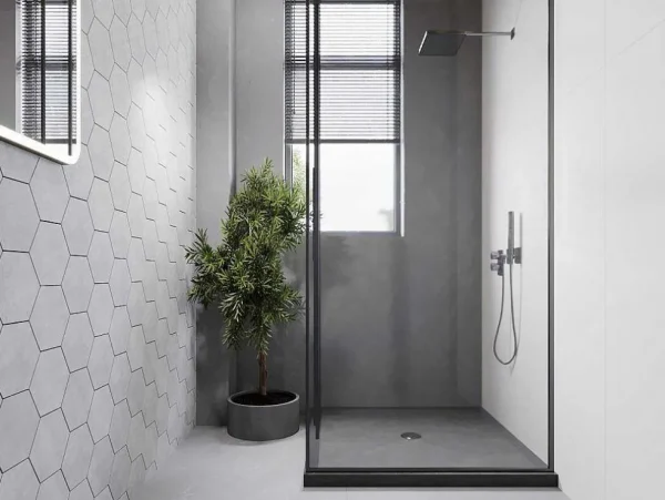 Fashion Douchebak Om Te Plaatsen Van Beton - L90 X B90 X H4 Cm - Zamzor Douchebak
