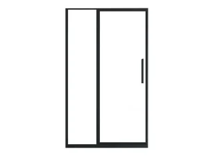 Cheap Douchedeur In Industriele Stijl - Zwart Mat - 120 X 195 Cm - Toroni Douchewand