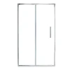 Outlet Douchedeur In Industriele Stijl - Chroom - 120 X 195 Cm - Toroni Douchewand