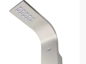 Discount Douchekolom Felicita Met Thermostaatkraan, Balneotherapie En Led-Verlichting - 20*165 Cm Douchekolom