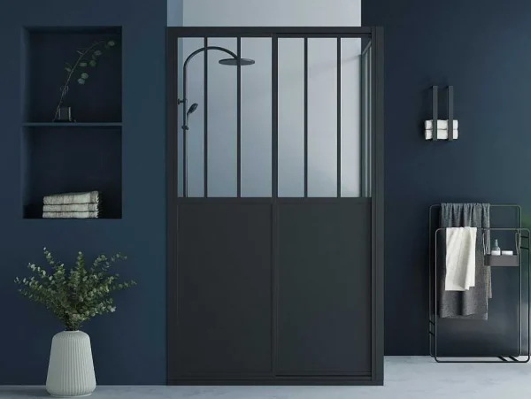 Store Douchescherm Met Schuifdeur - 120 X 80 X 195 Cm - Urbanik Douchewand