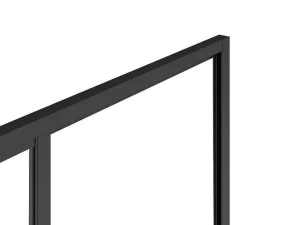Best Doucheschuifdeur In Industriele Stijl - Zwart Mat - 120 X 195 Cm - Toroni Douchewand