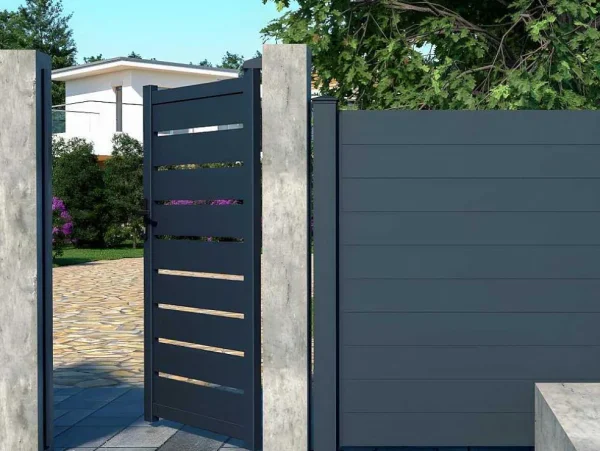 Shop Draaihekje Van Aluminium - Antraciet - L100Xh176 Cm - Primo Hekjes & Poorten