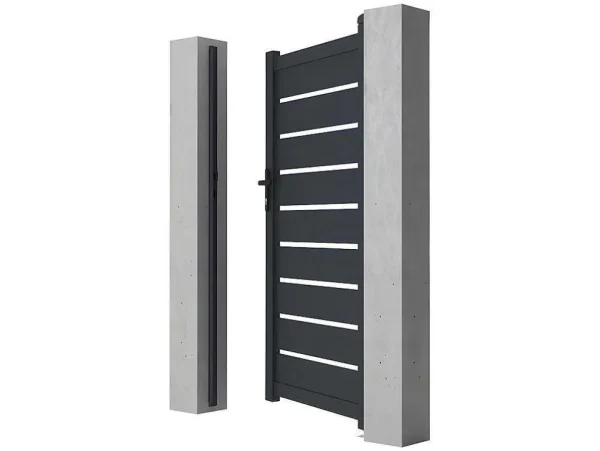 Shop Draaihekje Van Aluminium - Antraciet - L100Xh176 Cm - Primo Hekjes & Poorten