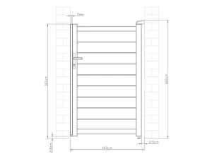Best Sale Draaipoort Van Aluminium Antraciet - L103 X 166 Cm - Nazario Hekjes & Poorten
