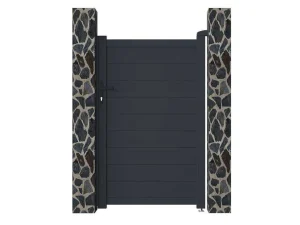 Best Sale Draaipoort Van Aluminium Antraciet - L103 X 166 Cm - Nazario Hekjes & Poorten