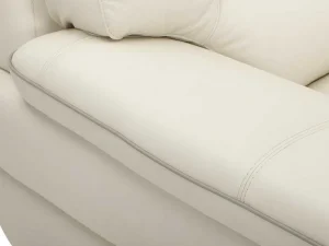 Cheap Driezits- En Tweezitsbank Van Leer Thibault - Ivoor Bankstel 3+2