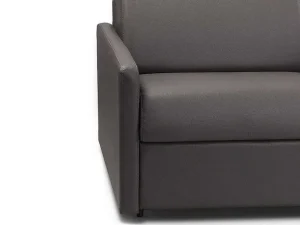 Fashion Driezits Express-Bedbank Van Kunstleer Calife - Grijs - Slaapafmeting 140 Cm Speciale Modellen Zitbanken & Fauteuils