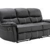 Shop Driezits Relaxbank Canby - Kunstleer - Zwart Zitbank