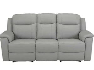 Hot Driezits Relaxbank Evasion Van Leer - Licht Grijs Relaxbanken Met Manuele Relaxfunctie