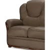 Best Driezitsbank 100% Buffelleer Adelaide - Zwart Leren Zitbank