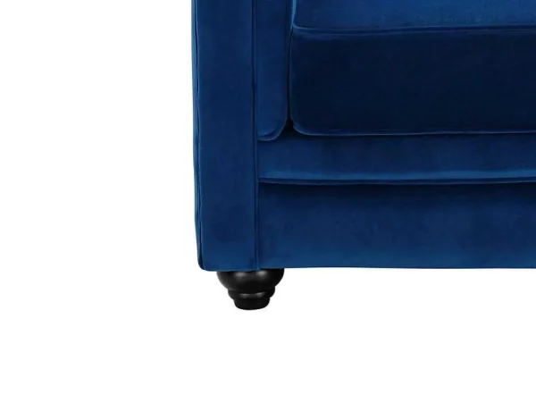 Cheap Driezitsbank Chesterfield - Fluweel - Koningsblauw Driezitsbank