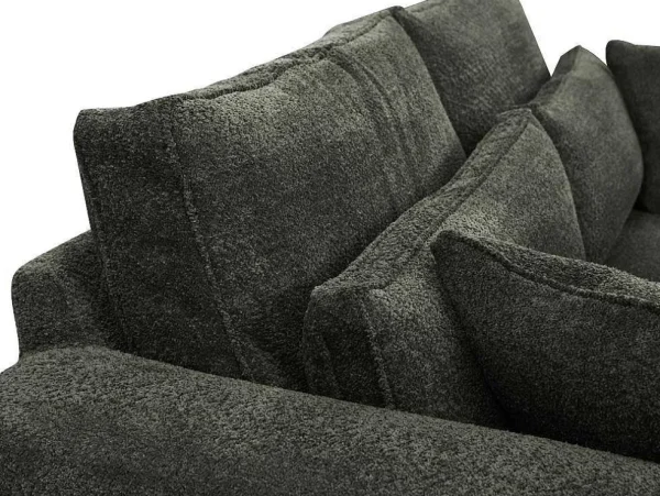 Flash Sale Driezitsbank In Grijze Teddy Stof - Mondovi Speciale Modellen Zitbanken & Fauteuils