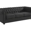 Best Driezitsbank Van Buffelleer Chesterfield - Zwart Chesterfield Zitbank