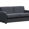 Store Driezits-Expressbedbank Van Stof Tomaka - Antraciet 2En 3-Zitsbank