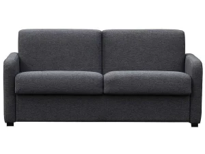 Store Driezits-Expressbedbank Van Stof Tomaka - Antraciet 2En 3-Zitsbank