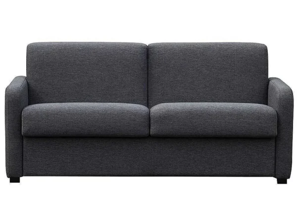 Store Driezits-Expressbedbank Van Stof Tomaka - Antraciet 2En 3-Zitsbank