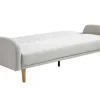Outlet Driezitsslaapbank Van Cremekleurige Stof Venafra Scandinavisch