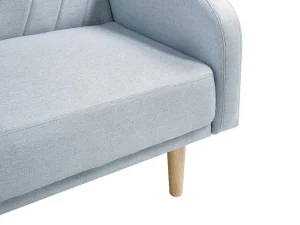 Online Driezitsslaapbank Van Lichtblauwe Stof Venafra Scandinavisch