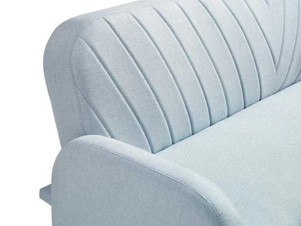 Online Driezitsslaapbank Van Lichtblauwe Stof Venafra Scandinavisch