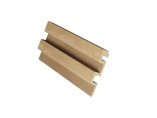 Best 3D-Wandpaneel - 2,83 M - Natuurlijke Houtkleur - Set Van 8 - Flint Wandpaneel