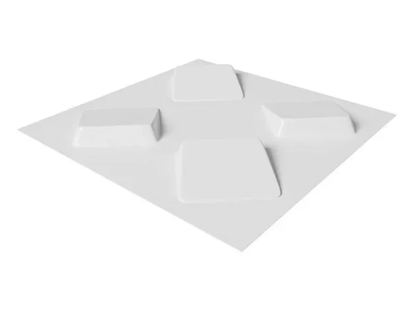 New 3D-Wandpaneel Om Te Beschilderen - Set Van 3M - Set Van 12 Stuks - Malton Wandpaneel