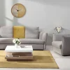 Best Sale Eigentijdse Wandklok Bossifa - D. 40 Cm - Natuurlijke Kleur Wandklok