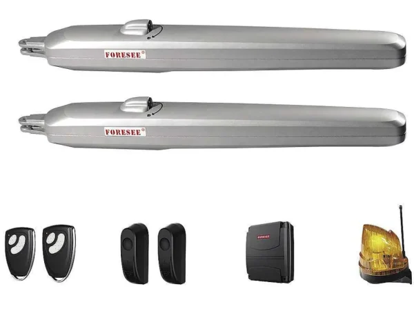 Cheap Elektrische Draaipoort Van Aluminium L397 X H181 Cm Wit - Nazario Hekjes & Poorten