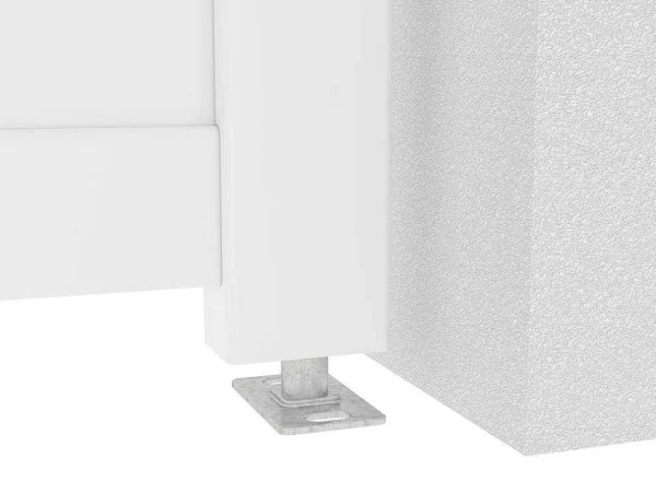 Cheap Elektrische Draaipoort Van Aluminium L397 X H181 Cm Wit - Nazario Hekjes & Poorten