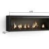 Shop Elektrische Haard Led , 107X38X25Cm, Woonkamer - Eetkamer, Elektrische Haard, Zwart Haard