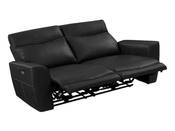 Shop Elektrische Relax-Driezitsbank Van Zwart Vaarsleer Damon 2En 3-Zitsbank